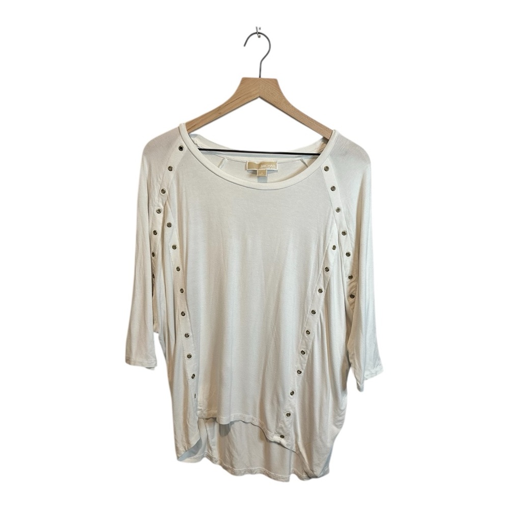 Michael Kors Women’s Medium Half Sleeve Top Shirt